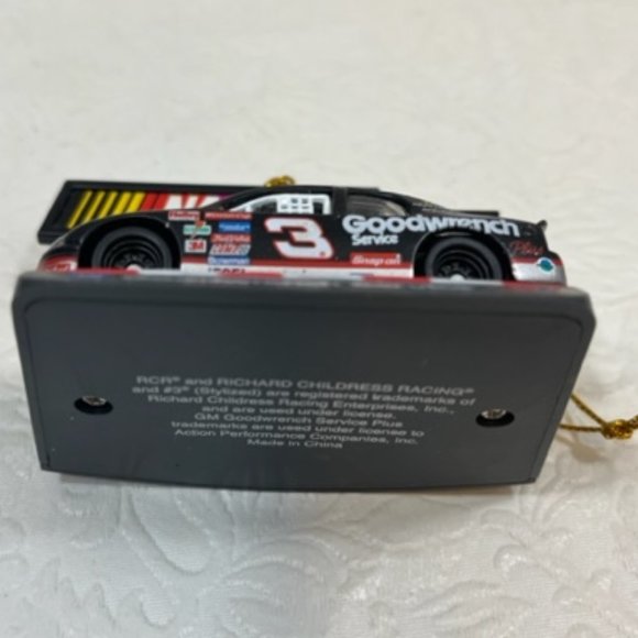 NASCAR Dale Earnhardt 2001 Christmas Tree Ornament Goodwrench Service 2.5x2" - Picture 6 of 8